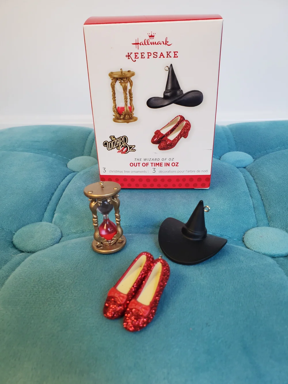 Hallmark Keepsake Out of Time in Oz 3-Piece Miniature Ornament Set 2013